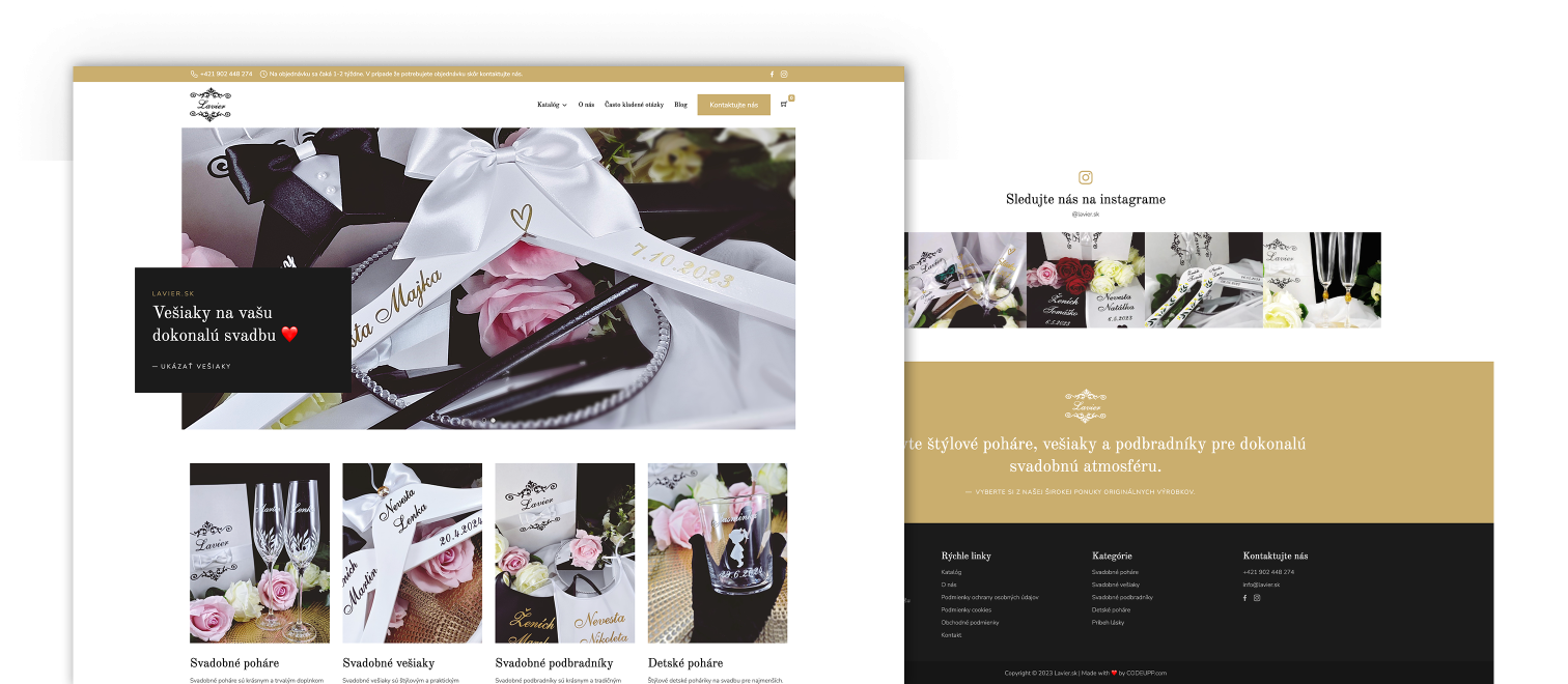 Redizajn webovej aplikácie Lavier.sk