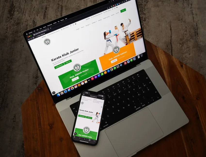 Nový web pre Karate-prešov